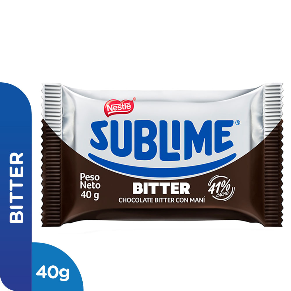 Chocolate Sublime Bitter 40g